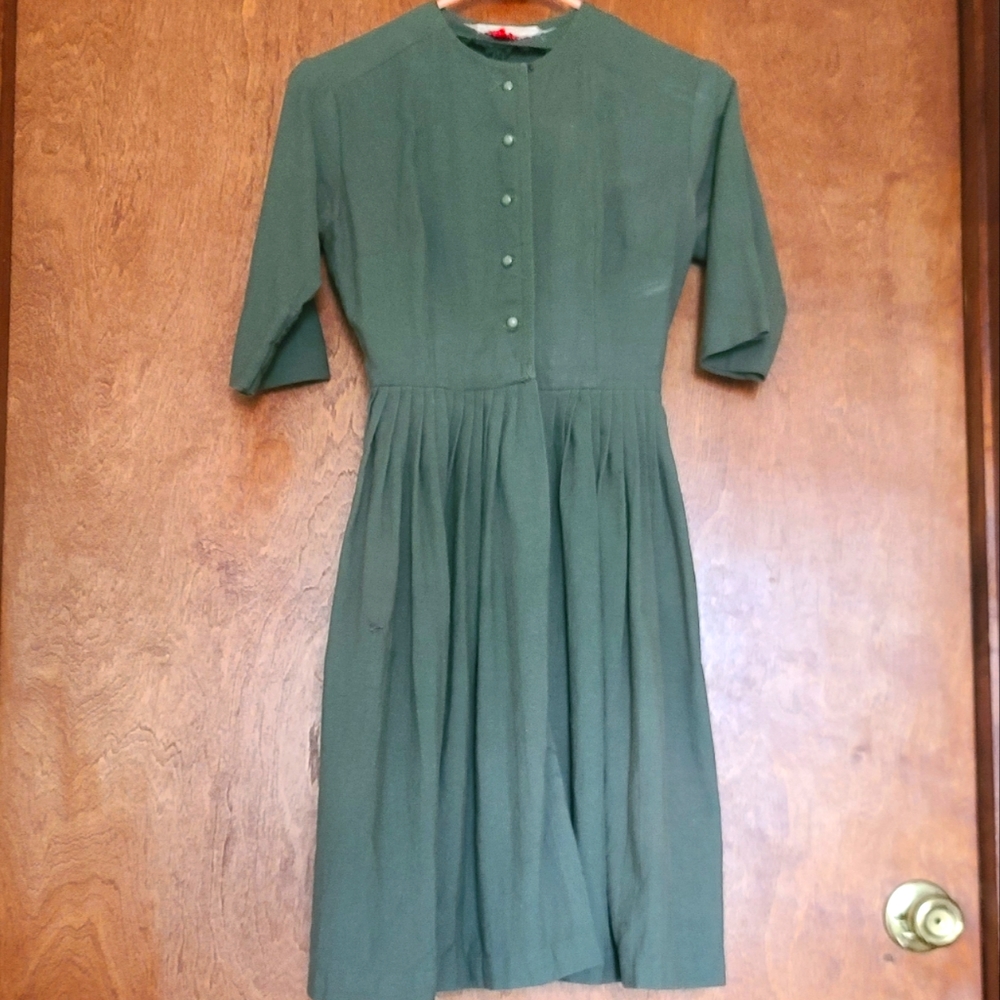 Vintage green children's dress